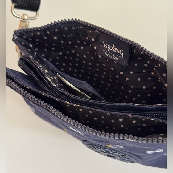 Kipling Blue Zippered Pouch - Picture 8 of 12